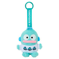 Japan Sanrio Original Plush Mascot with Carabiner - Hangyodon : Hangyodon & Bad Badtz-Maru Funny Face