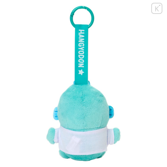 Japan Sanrio Original Plush Mascot with Carabiner - Hangyodon : Hangyodon & Bad Badtz-Maru Funny Face - 2