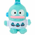 Japan Sanrio Original Plush Mascot with Carabiner - Hangyodon : Hangyodon & Bad Badtz-Maru Funny Face - 3