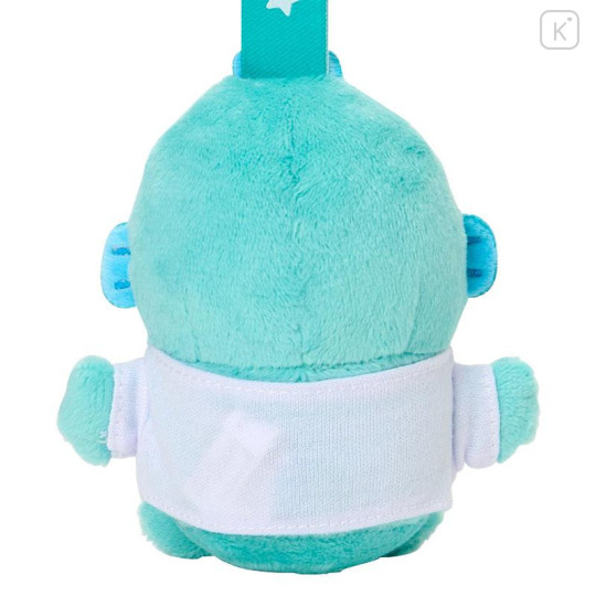 Japan Sanrio Original Plush Mascot with Carabiner - Hangyodon : Hangyodon & Bad Badtz-Maru Funny Face - 4