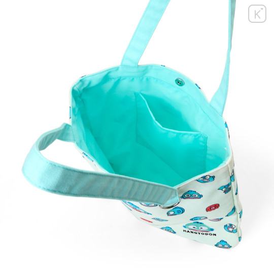 Japan Sanrio Original Tote Bag - Hangyodon : Hangyodon & Bad Badtz-Maru Funny Face - 3