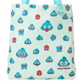Japan Sanrio Original Tote Bag - Hangyodon : Hangyodon & Bad Badtz-Maru Funny Face - 4