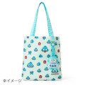Japan Sanrio Original Tote Bag - Hangyodon : Hangyodon & Bad Badtz-Maru Funny Face - 6