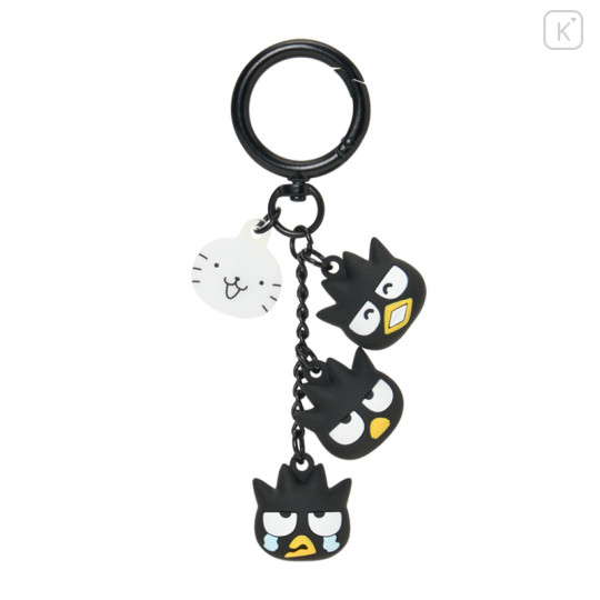Japan Sanrio Original Keychain - Badtz-maru : Hangyodon & Bad Badtz-Maru Funny Face - 1