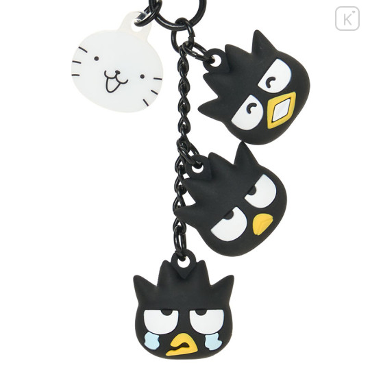 Japan Sanrio Original Keychain - Badtz-maru : Hangyodon & Bad Badtz-Maru Funny Face - 2