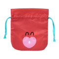Japan Sanrio Original Pouch & Drawstring Bag - Hangyodon : Hangyodon & Bad Badtz-Maru Funny Face - 5