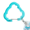 Japan Sanrio Original Clear Multi Case With Carabiner - Hangyodon : Hangyodon & Bad Badtz-Maru Funny Face - 5