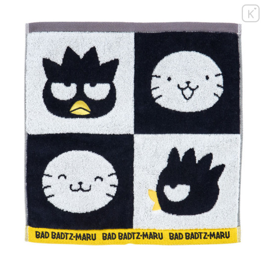 Japan Sanrio Original Hand Towel - Badtz-maru : Hangyodon & Bad Badtz-Maru Funny Face - 1