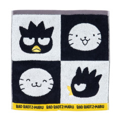 Japan Sanrio Original Hand Towel - Badtz-maru : Hangyodon & Bad Badtz-Maru Funny Face