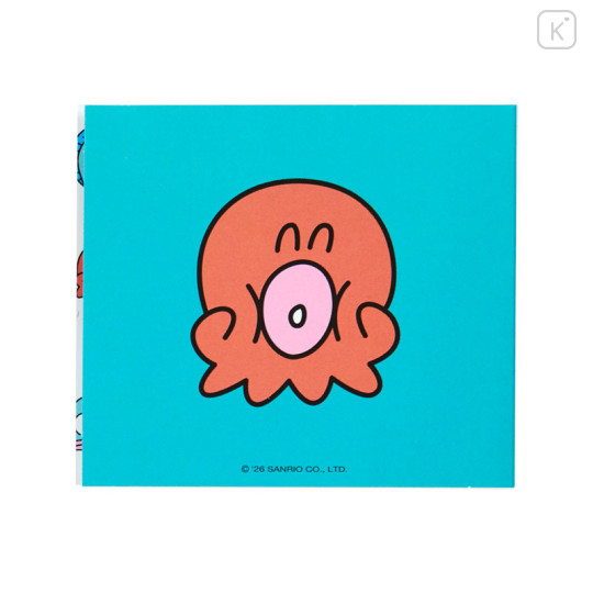 Japan Sanrio Original Die-cut Sticky Notes - Hangyodon : Hangyodon & Bad Badtz-Maru Funny Face - 2