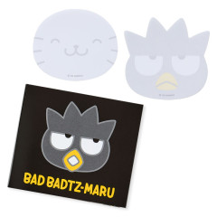 Japan Sanrio Original Die-cut Sticky Notes - Badtz-maru : Hangyodon & Bad Badtz-Maru Funny Face