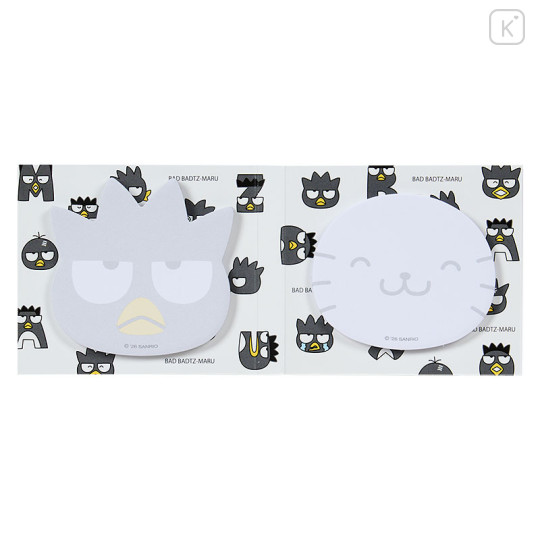 Japan Sanrio Original Die-cut Sticky Notes - Badtz-maru : Hangyodon & Bad Badtz-Maru Funny Face - 3
