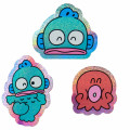 Japan Sanrio Original Sticker Set - Hangyodon : Hangyodon & Bad Badtz-Maru Funny Face - 3
