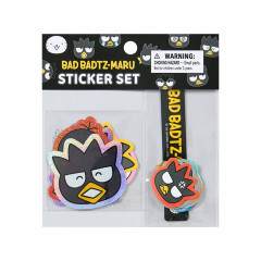 Japan Sanrio Original Sticker Set - Badtz-maru : Hangyodon & Bad Badtz-Maru Funny Face