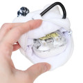 Japan Sanrio Mini Pouch with Carabiner - Hello Kitty : Cap Style Houndstooth - 3