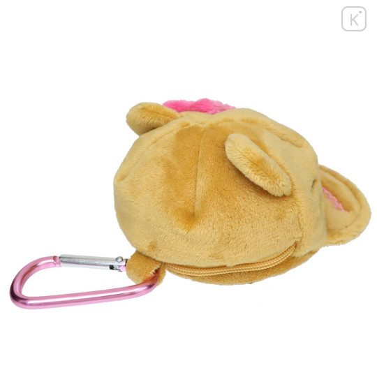 Japan Sanrio Mini Pouch with Carabiner - Hello Kitty : Cap Style Tan Y2K - 2