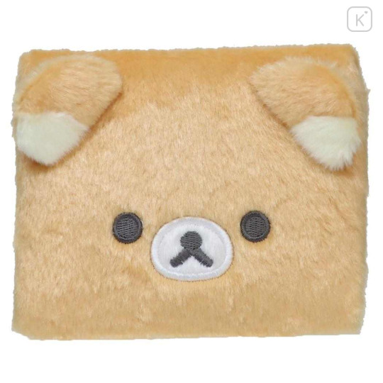 Japan San-X Pouch & Tissue Case - Rilakkuma : Fluffy Face - 1