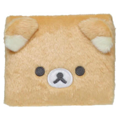 Japan San-X Pouch & Tissue Case - Rilakkuma : Fluffy Face