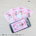Japan Licca Die-cut Vinyl Sticker - White Long Dress Black Ribbon Outfit - 2