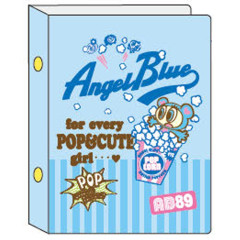 Japan Angel Blue 6 Hole Sticker Binder - After school