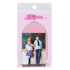 Japan Licca Die-cut Vinyl Sticker - High School Uniform Outfit