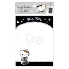 Japan Sanrio 6 Hole Sticker Binder Refill - Hello Kitty : Leopard