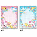 Japan Kamio 6 Hole Sticker Binder Refill - Happy March Cat & Rabbit : Heisei Retro - 2