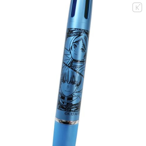 Japan Frieren Beyond Journey's End Dr. Grip 4+1 Multi Pen & Mechanical Pencil - Frieren & Himmel Metallic Blue - 4