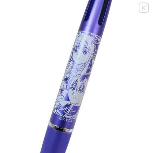 Japan Frieren Beyond Journey's End Dr. Grip 4+1 Multi Pen & Mechanical Pencil - Stark & Fern Metallic Purple - 4