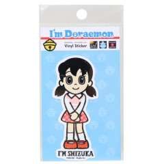 Japan Doraemon Vinyl Sticker - Shizuka Hello