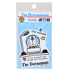 Japan Doraemon Vinyl Sticker - Doraemon Timie Machine
