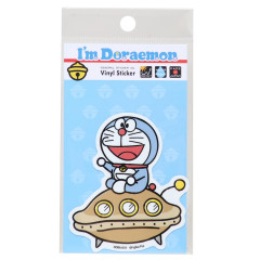 Japan Doraemon Vinyl Sticker - Doraemon Dorayaki UFO