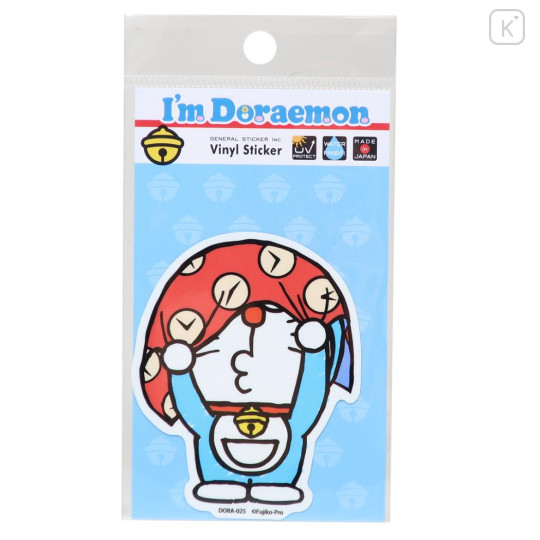 Japan Doraemon Vinyl Sticker - Doraemon Time - 1