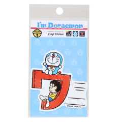 Japan Doraemon Vinyl Sticker - Doraemon & Nobita Flash