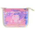 Japan Sanrio Aurora Cosmetic Pouch - Hello Kitty : 50th Anniversary Glossy Milk - 1
