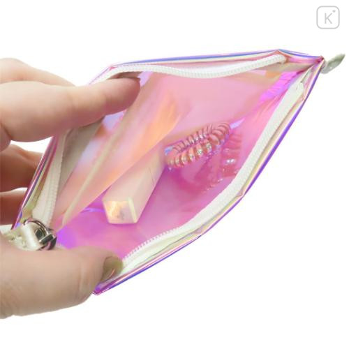 Japan Sanrio Aurora Cosmetic Pouch - Hello Kitty : 50th Anniversary Glossy Milk - 4