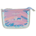Japan Sanrio Aurora Cosmetic Pouch - Hello Kitty : 50th Anniversary Glossy Fav - 1