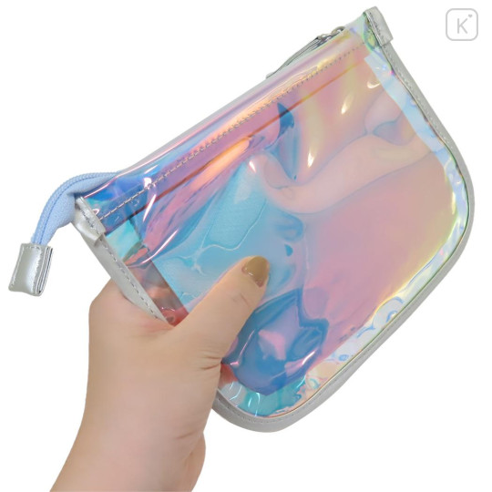 Japan Sanrio Aurora Cosmetic Pouch - Hello Kitty : 50th Anniversary Glossy Fav - 2