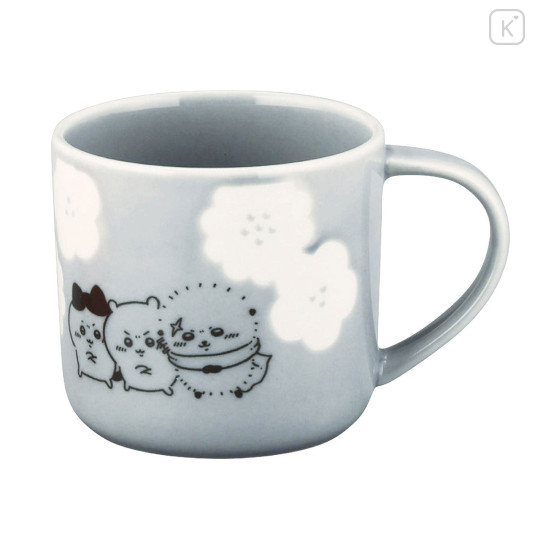 Japan Chiikawa Porcelain Mug - Chiikawa & Hachiware & Rakko : Happy Blossom - 4