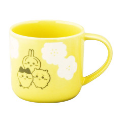 Japan Chiikawa Porcelain Mug - Chiikawa & Hachiware & Usagi : Happy Blossom