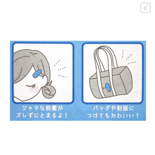 Japan Sanrio Acrylic Hair Clip - Corocorokuririn : Heart - 2