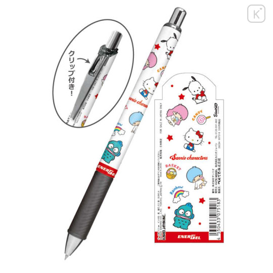 Japan Sanrio EnerGel Gel Pen - Characters Candy Basket - 2