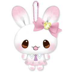 Japan Q-LiA Mascot Holder - Kira Usa Twins Bubble Rabbit : Pink