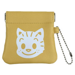 Japan Osamu Goods Mini Squeeze Pinch Pouch - Cat Face