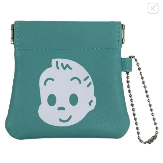 Japan Osamu Goods Mini Squeeze Pinch Pouch - Boy Face - 1
