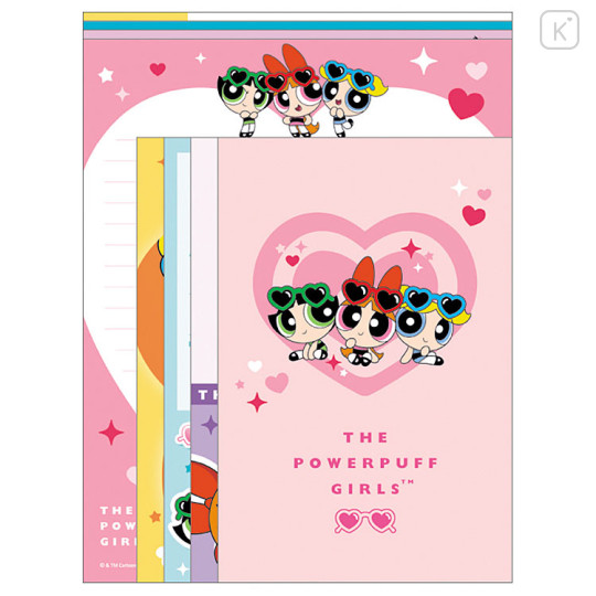 Japan The Powerpuff Girls Letter Envelope Set - Sunglasses - 1