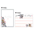 Japan Tom and Jerry Mini Notepad - Sunglasses - 2