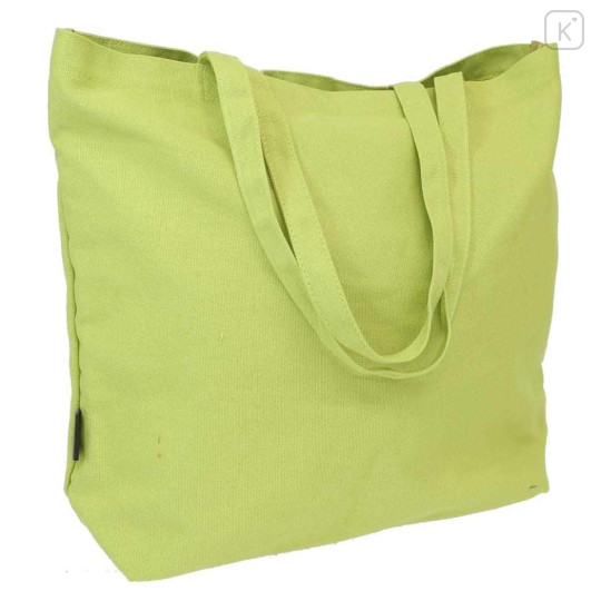 Japan Disney Tote Bag - Zootopia : Nick Wilde Plush Moscot Green - 2