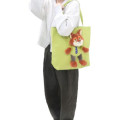 Japan Disney Tote Bag - Zootopia : Nick Wilde Plush Moscot Green - 5