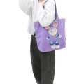 Japan Disney Tote Bag - Zootopia : Judy Hopps Plush Moscot Purple - 5